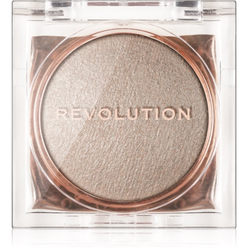 Makeup Revolution Beam Bright компактна озаряваща пудра цвят Diamond Glow 2