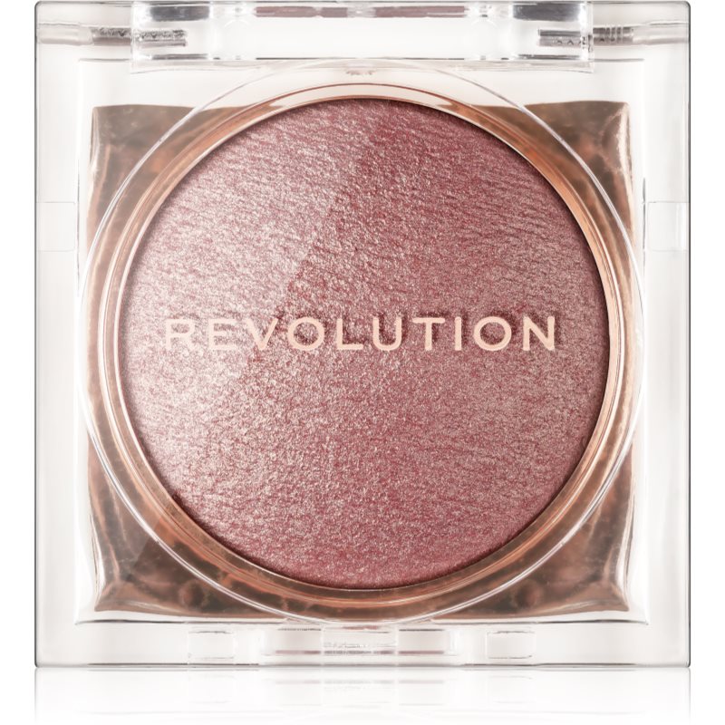 Makeup Revolution Beam Bright компактна озаряваща пудра цвят Pink Seduction 2