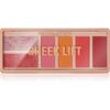 Makeup Revolution Cheek Lift палитра с ружове цвят Pink Energy 6x1