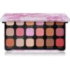 Makeup Revolution Crystal Aura Forever Flawless палитра сенки за очи цвят Rose Quartz 19