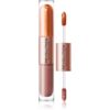 Makeup Revolution Double Up течни очни сенки 2 в 1 цвят Luminous Bronze 2x2