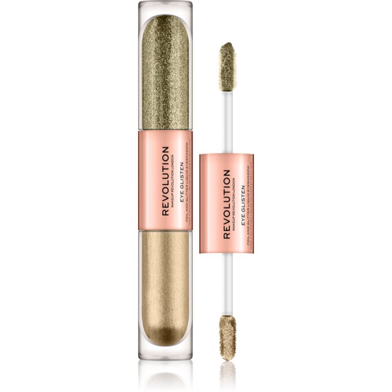 Makeup Revolution Eye Glisten течни очни сенки цвят It's Fate 2x2