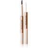 Makeup Revolution Fluffy Brow Filter Duo двустранен молив за вежди за фиксиране и оформяне цвят Medium Brown 0.12 гр.