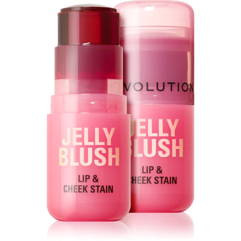 Makeup Revolution Jelly Blush руж в стик за устни и скули цвят Peach Orange 5.5 гр. на ниска цена