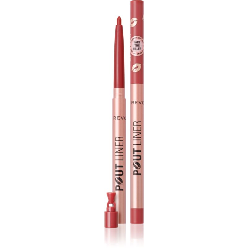 Makeup Revolution Pout Liner молив за устни за увеличаване на обема цвят Melba Warm Peach 0.2 гр. на ниска цена