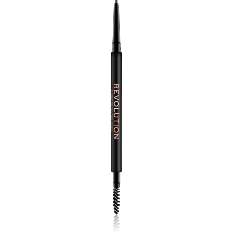 Makeup Revolution Precise Brow Pencil прецизен молив за вежди с четка цвят Brown 0.05 гр.