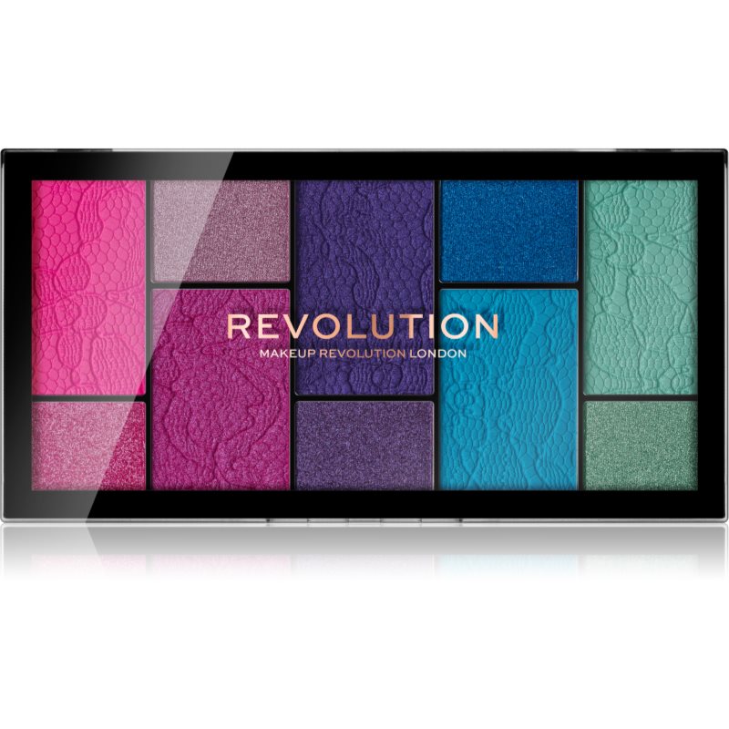 Makeup Revolution Reloaded палитра сенки за очи цвят Vivid Passion 24
