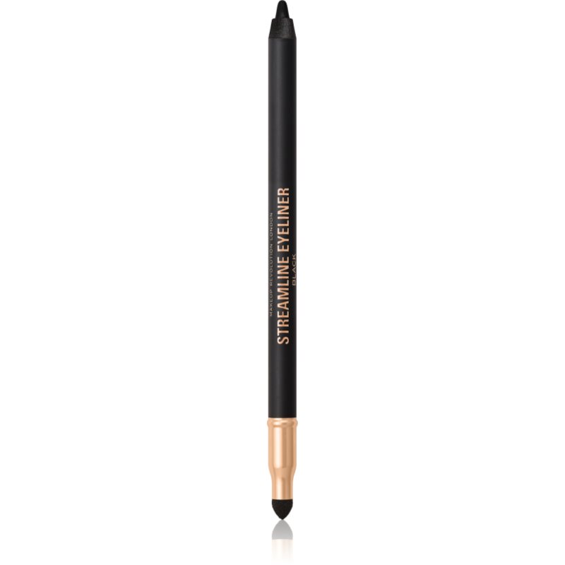 Makeup Revolution Streamline кремообразен молив за очи цвят Black 1