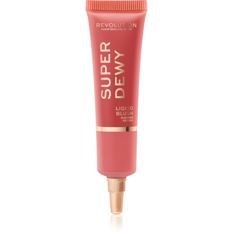 Makeup Revolution Superdewy течен руж цвят Flushing For You 15 мл.