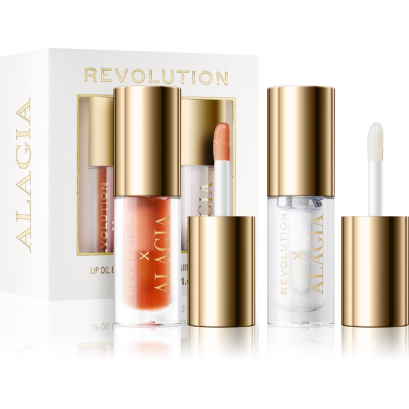 Makeup Revolution X Alagia Dominicana Glow & Sunburn подаръчен комплект за устни 1 бр.