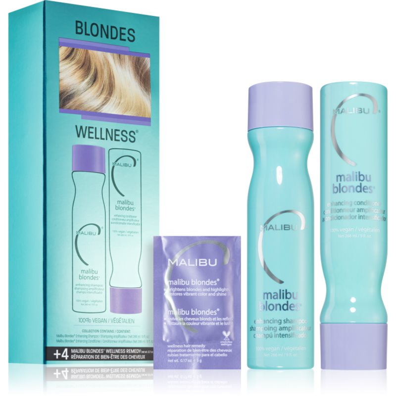 Malibu C Malibu Blondes Collection комплект за руса коса