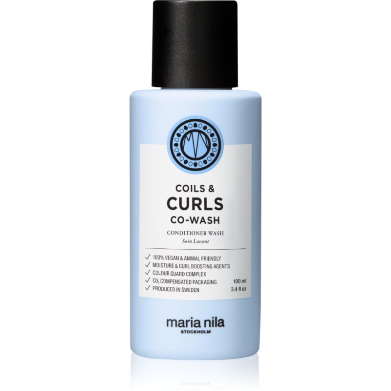 Maria Nila Coils & Curls Co-Wash шампоан и балсам за чуплива и къдрава коса 100 мл.