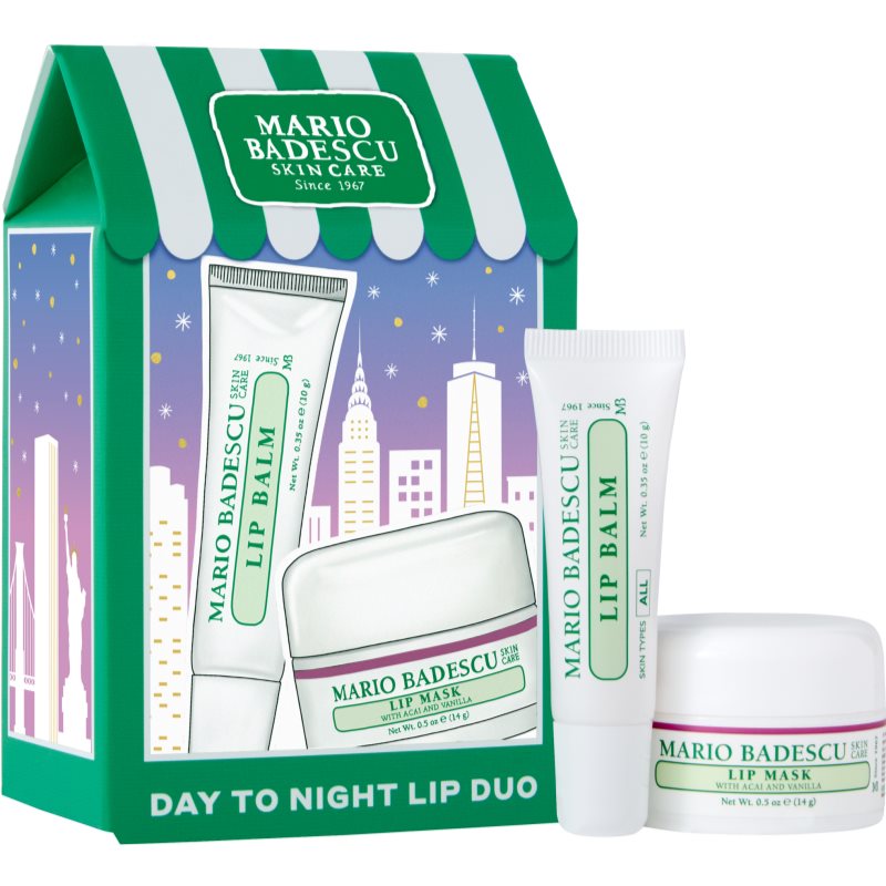 Mario Badescu Day to Night Duo подаръчен комплект за устни