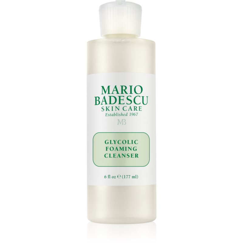 Mario Badescu Glycolic Foaming Cleanser пенлив почистващ гел за възобновяване на повърхността на кожата 177 мл.