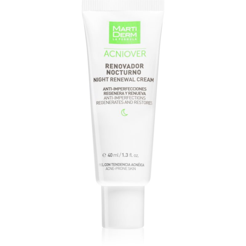 MartiDerm Acniover Night Reneval Cream интензивен нощен крем против акне 40 мл.