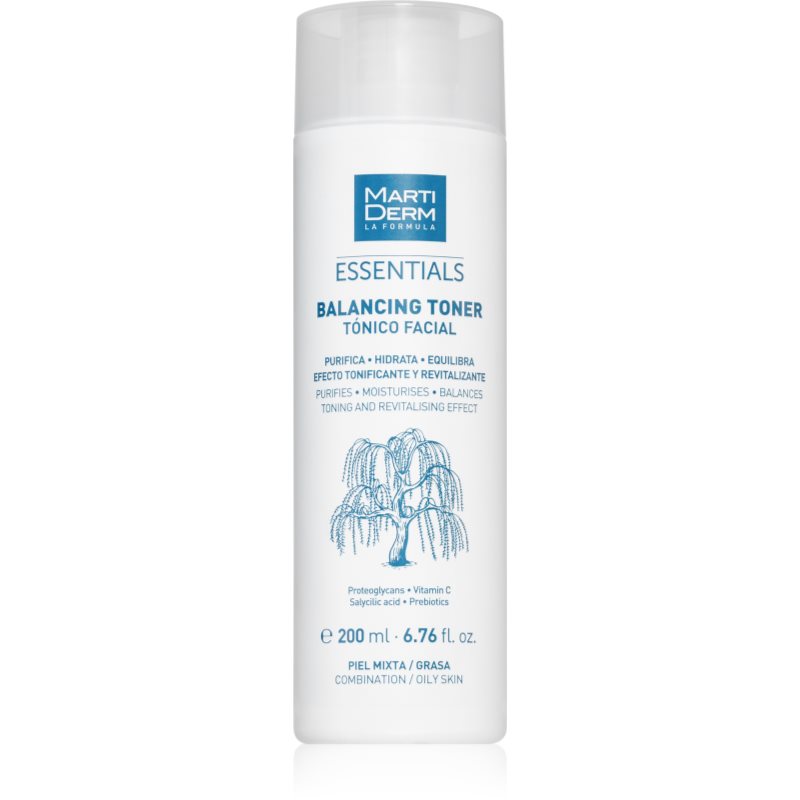 MartiDerm Essentials нормализиращ тоник за редукция на себум 200 мл.