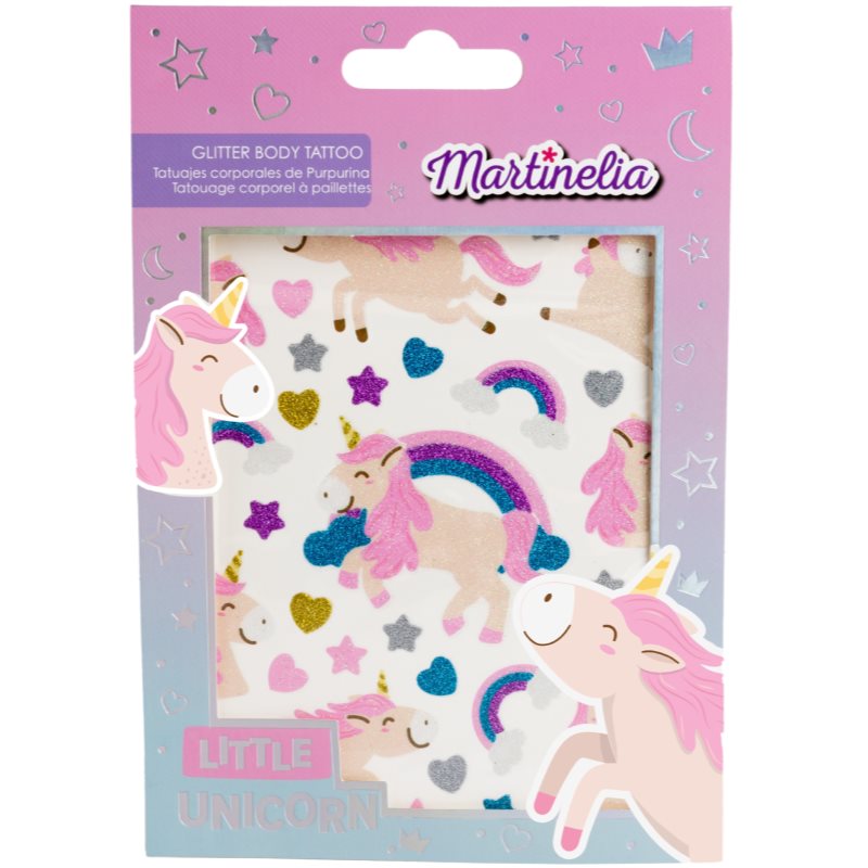 Martinelia Little Unicorn Glitter Body Tatto татуировка за деца 1 бр.