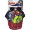 Marvel Avengers Set Cap & Sunglasses комплект за деца 3+ years Size 53 cm 1 бр.