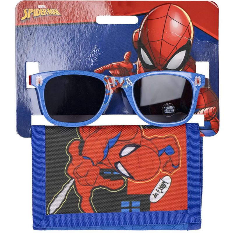 Marvel Spiderman Set Wallet & Sunglasses комплект за деца 3y+