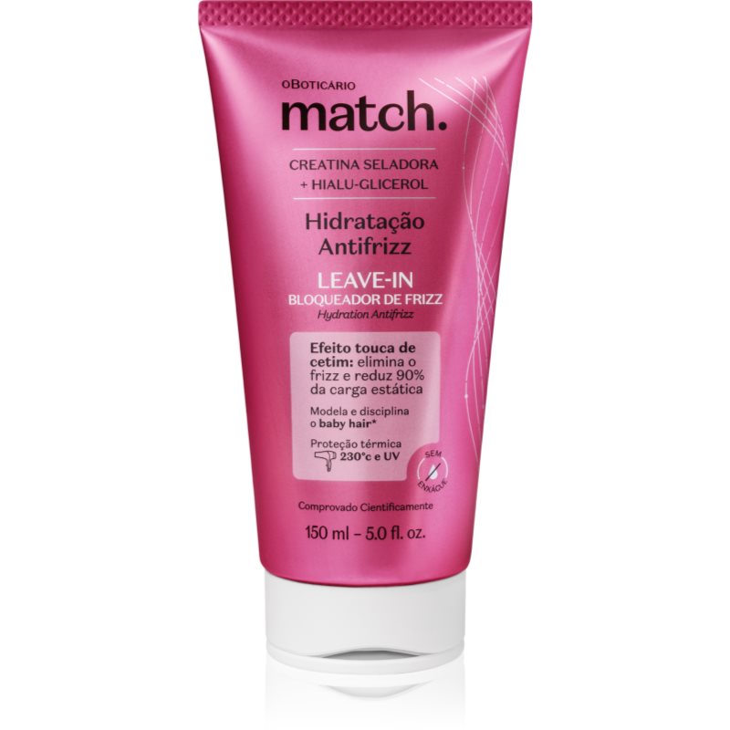 Match. Hydration Anti-Frizz балсам без отмиване с хидратиращ ефект 150 мл.