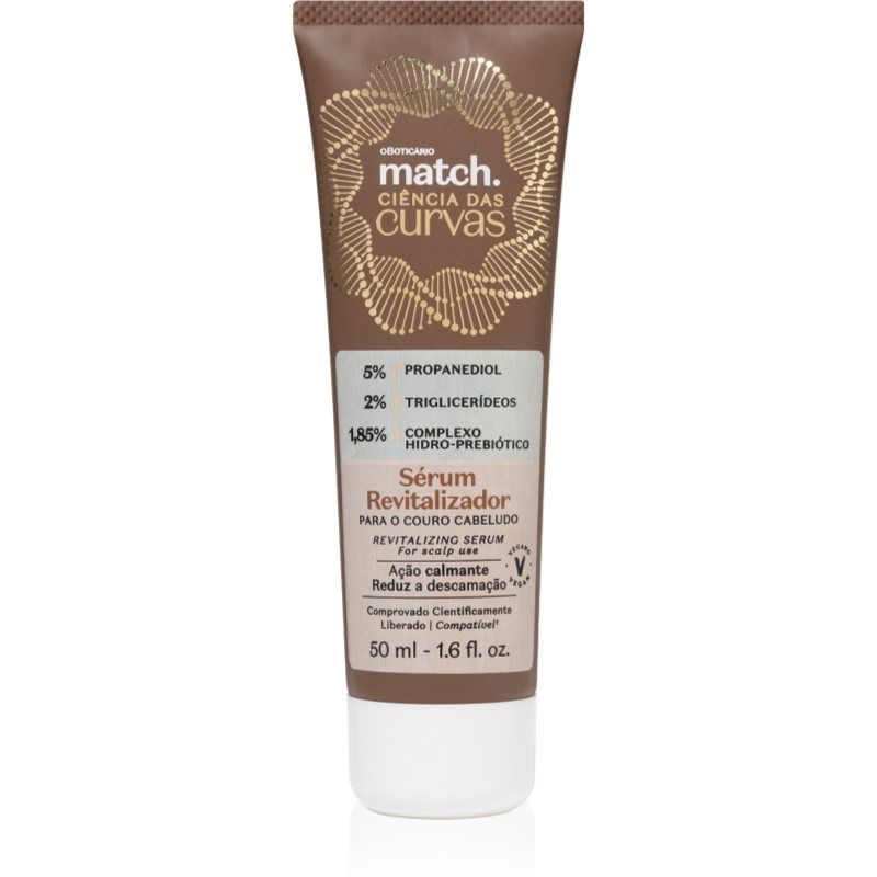 Match. Science of Curves ревитализиращ серум за скалпа 50 мл.
