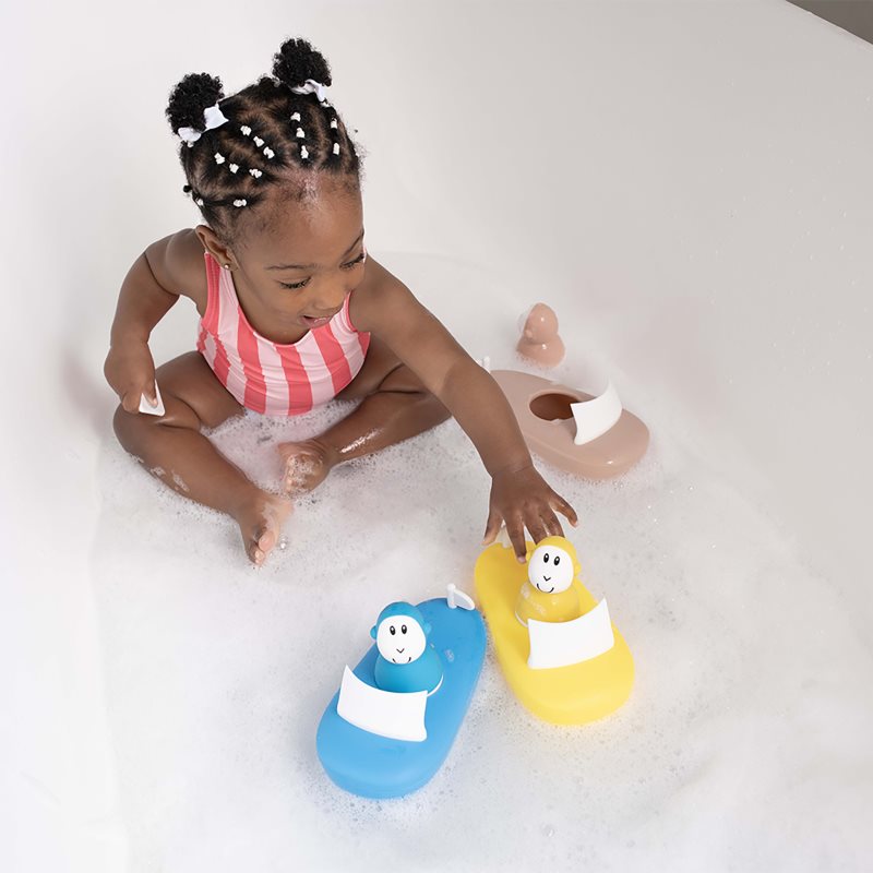 Matchstick Monkey Endless Bathtime Fun Boat Set играчка за вода Blue 2 бр. на ниска цена