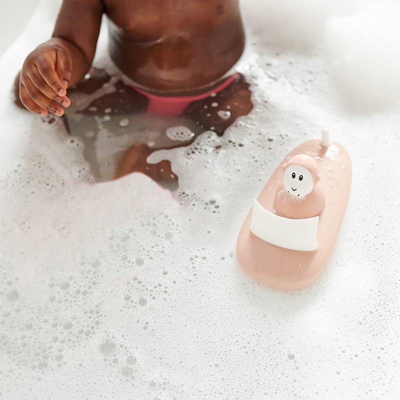 Matchstick Monkey Endless Bathtime Fun Boat Set играчка за вода Dusty Pink 2 бр. на ниска цена