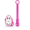 Matchstick Monkey Flat Face Teether & Soother Clip подаръчен комплект за деца Pink