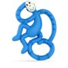 Matchstick Monkey Mini Monkey Teether гризалка с антимикробна съставка Blue 1 бр.