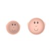 Matchstick Monkey Monkey Plate & Bowl комплект за хранене за деца Dusty Pink 1 бр.