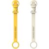 Matchstick Monkey Soother Clips клипс за биберон Lion & Giraffe 2 бр.