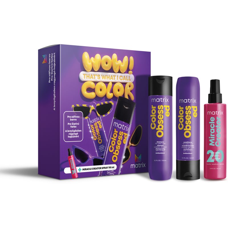 Matrix Color Obsessed подаръчен комплект за боядисана коса