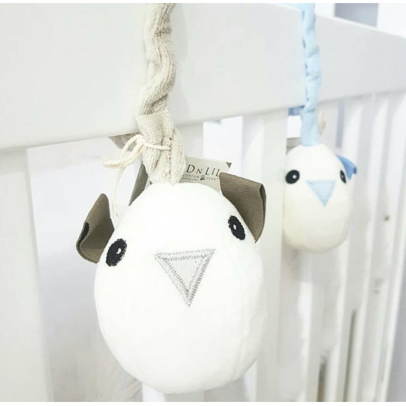 Maud N Lil Little Bird мека писукаща играчка Brown / Grey 1 бр. на ниска цена