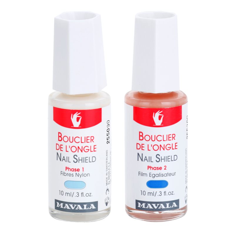 Mavala Nail Camouflage Nail Shield двуфазна грижа регенерация и еластичност на ноктите 2x10 мл.