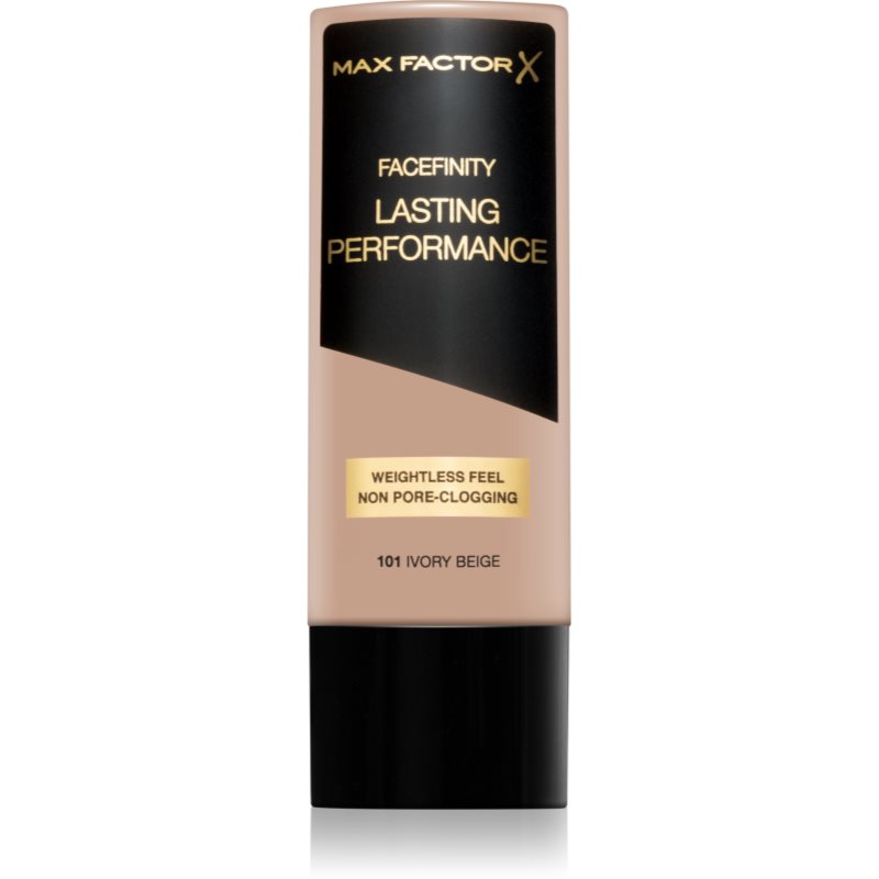 Max Factor Facefinity Lasting Performance течен фон дьо тен за дълготраен ефект цвят 101 Ivory Beige 35 мл.