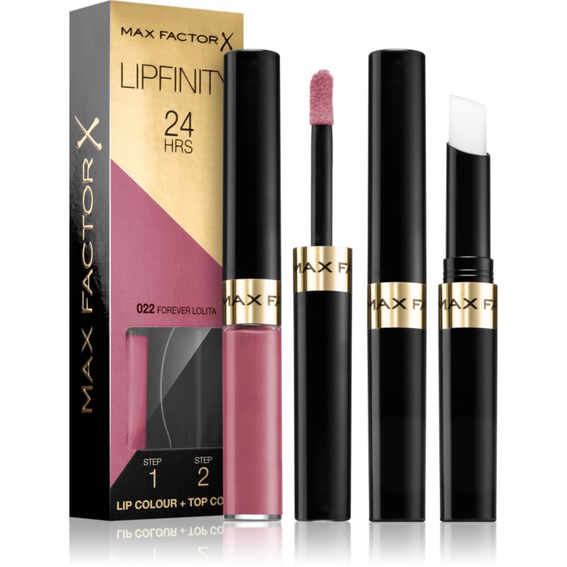 Max Factor Lipfinity Lip Colour дълготрайно червило с балсам цвят 022 Forever Lolita 4