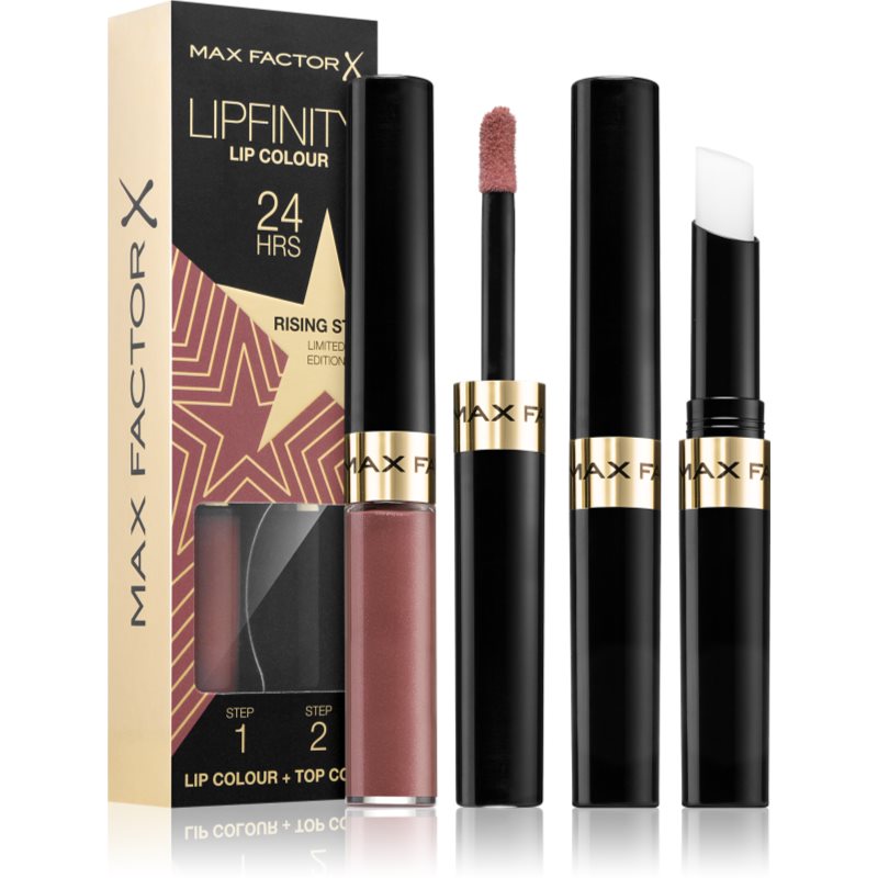 Max Factor Lipfinity Rising Stars дълготрайно течно червило с балсам цвят 082 Stardust 2 бр.