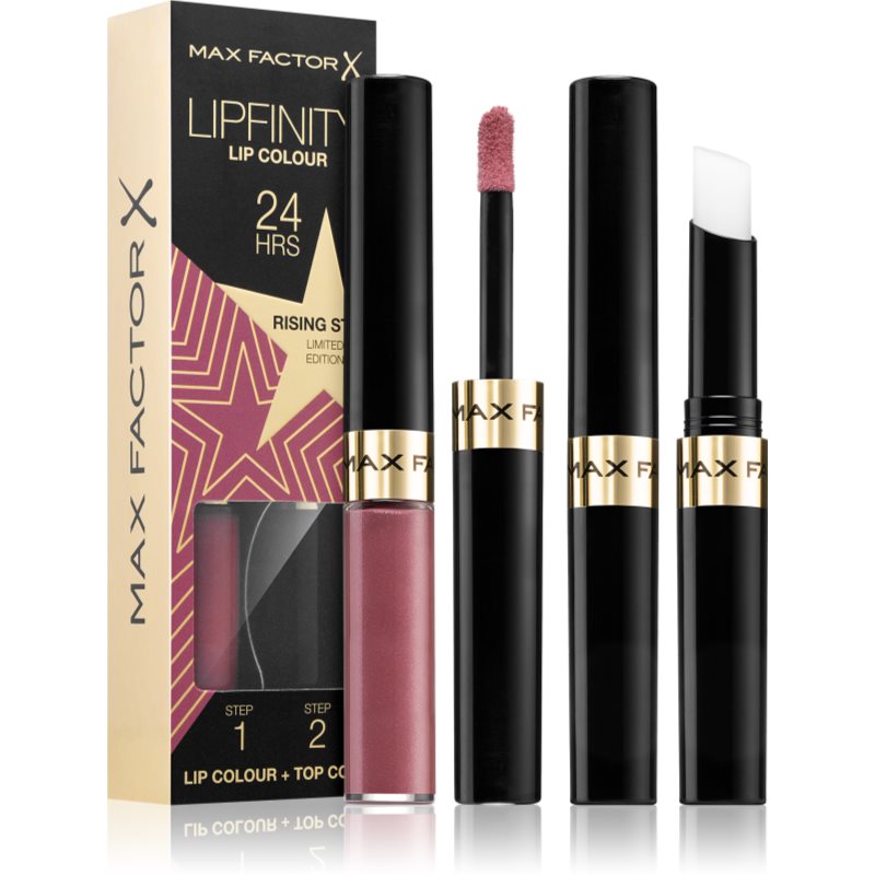 Max Factor Lipfinity Rising Stars дълготрайно течно червило с балсам цвят 084 Rising Star 2 бр. на ниска цена