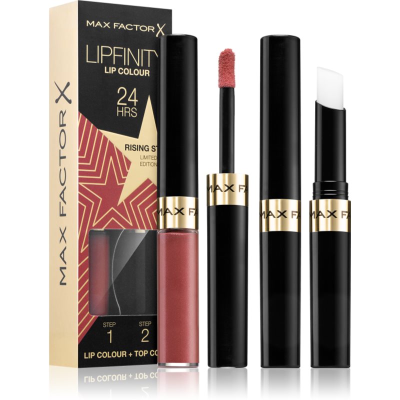 Max Factor Lipfinity Rising Stars дълготрайно течно червило с балсам цвят 090 Starstruck 2 бр.