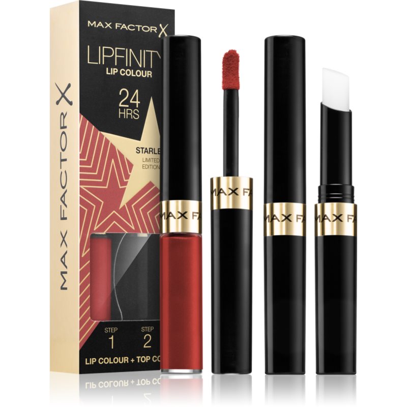 Max Factor Lipfinity Rising Stars дълготрайно течно червило с балсам цвят 88 Starlet 2 бр.