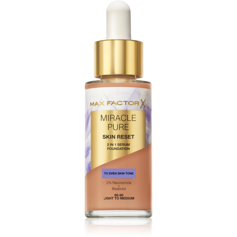 Max Factor Miracle Pure Серум фон дьо тен цвят 60-80 Light To Medium 30 мл.