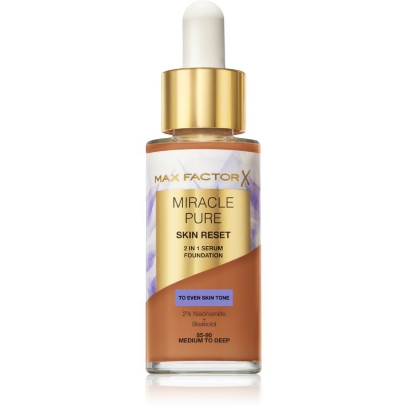 Max Factor Miracle Pure Серум фон дьо тен цвят 85-90 Medium To Deep 30 мл.