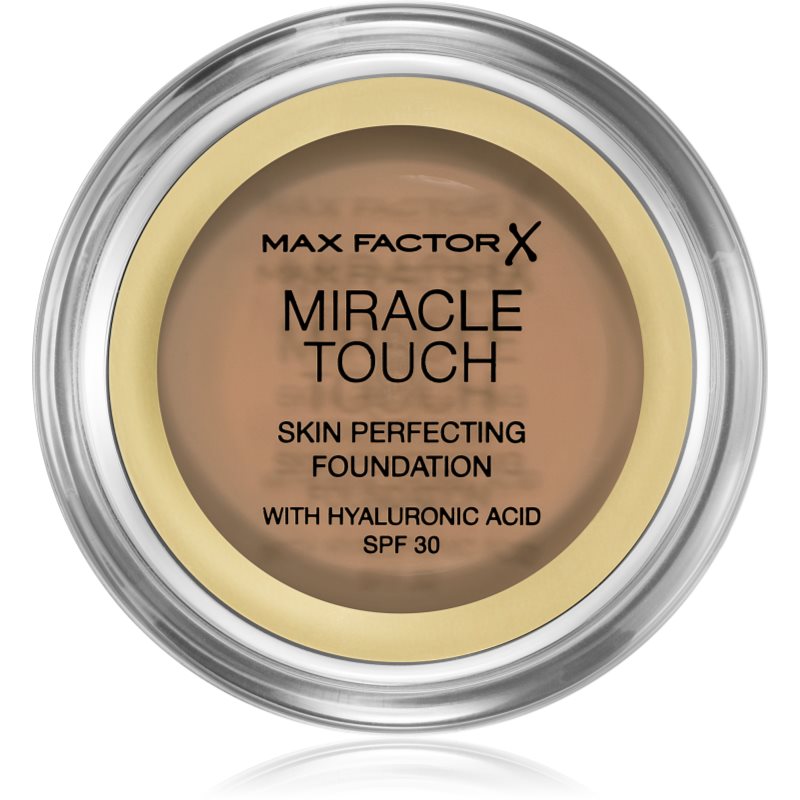Max Factor Miracle Touch овлажняващ крем SPF 30 цвят 097 Toasted Almond 11