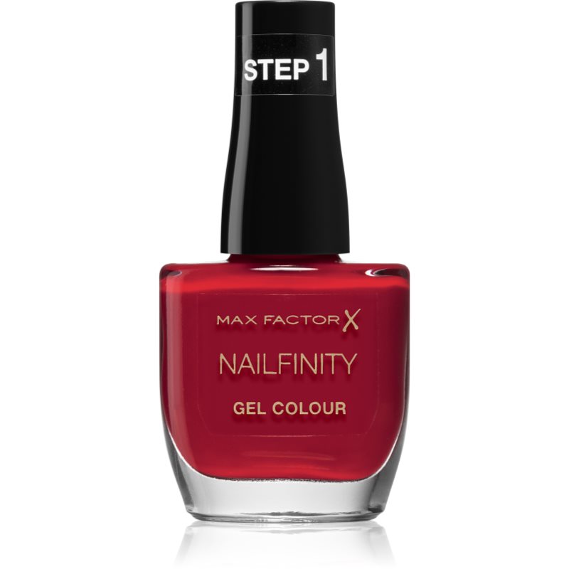 Max Factor Nailfinity Gel Colour гел лак за нокти без използване на UV/LED лампа цвят 310 Red Carpet Ready 12 мл.