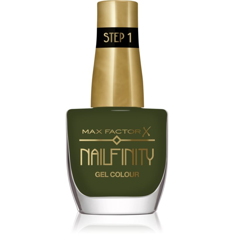 Max Factor Nailfinity Gel Colour гел лак за нокти без използване на UV/LED лампа цвят 595 Green Room 12 мл. на ниска цена