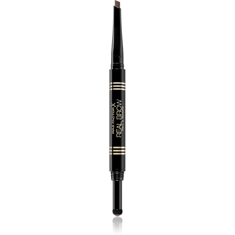 Max Factor Real Brow Fill & Shape молив за вежди цвят 02 Soft Brown 0.6 гр.