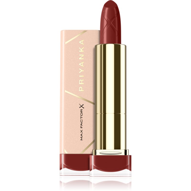Max Factor x Priyanka Colour Elixir дълготрайно червило с матиращ ефект цвят 82 Warm Sandalwood 6
