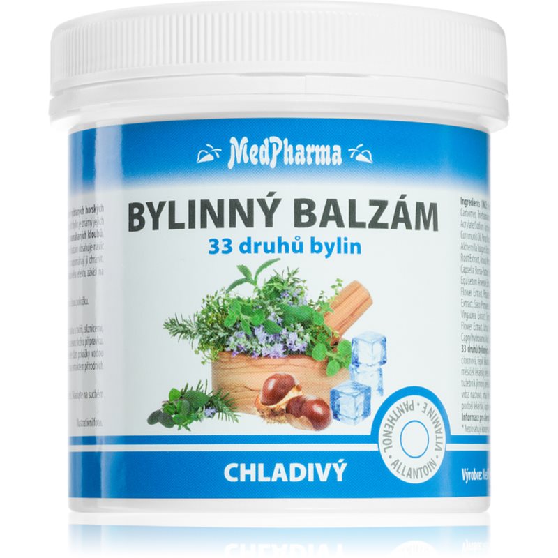 MedPharma Herbal cooling balm натурален балсам за уморени мускули 250 мл.