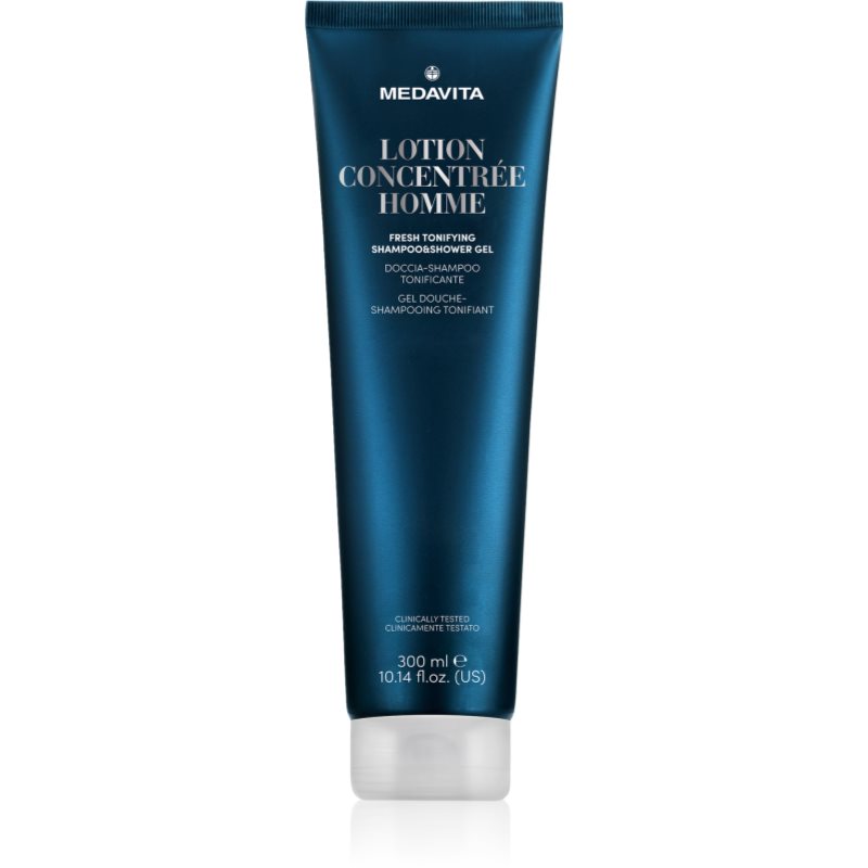 Medavita Lotion Concentree Homme Fresh Tonifying Shampoo & Shower Gel душ гел и шампоан 2 в 1 300 мл.