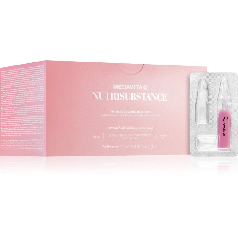 Medavita Nutrisubstance Nutritive Repairing Fluid дълбоко подхранваща грижа За коса 24x10 мл.